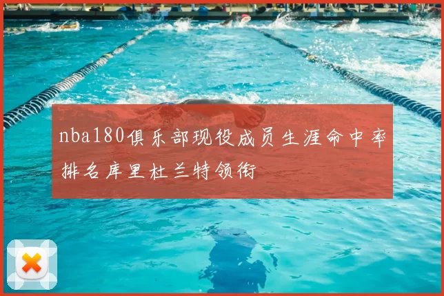 nba180俱乐部现役成员生涯命中率排名库里杜兰特领衔